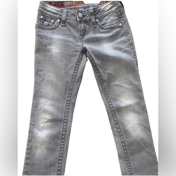 Rock revival Celine straight jeans denim grey 27 - Picture 2 of 10